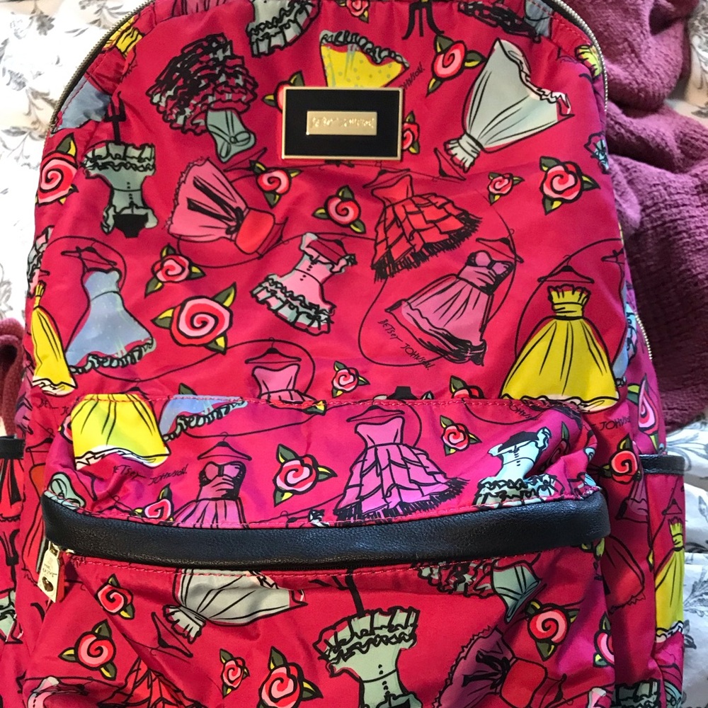 Gently used Betsey Johnson backpack